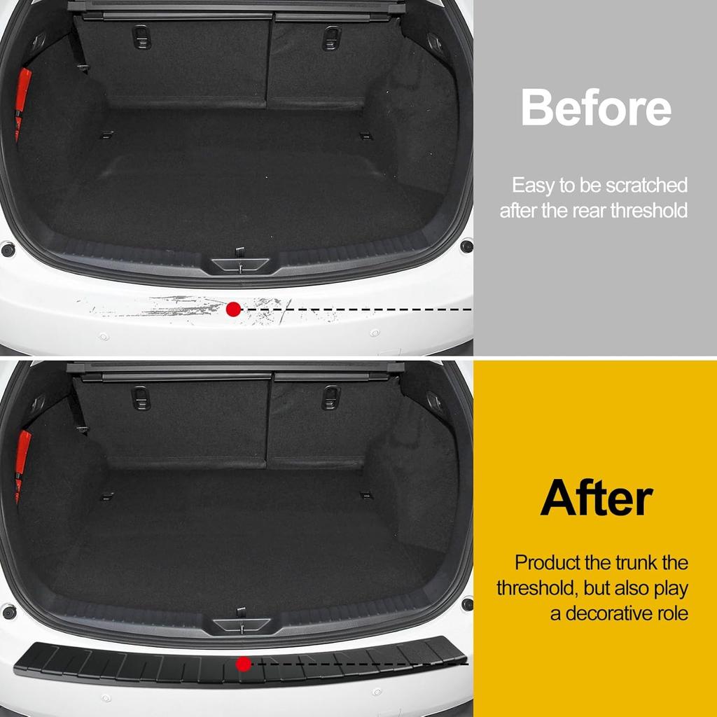 Rear Bumper Protector for Mazda 2017-2025 CX5 CX-5 Car Accessories ABS Plastic Material Matte Black Resistant Trunk Door Entry Guards