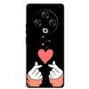 Coque For Tecno Spark 30 4G Case 6.78" Cartoon Cat Black Silicone Soft Back Cover Case For Tecno Spark 30 Case Spark30 Funda Bag