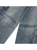 KIRSH Vintage Cargo Wide Fit Denim Pants [Blue]