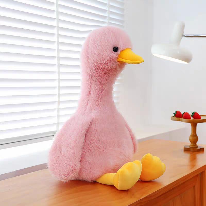 Плюшевая игрушка утка, кукла утка, подушка для сна 35cm