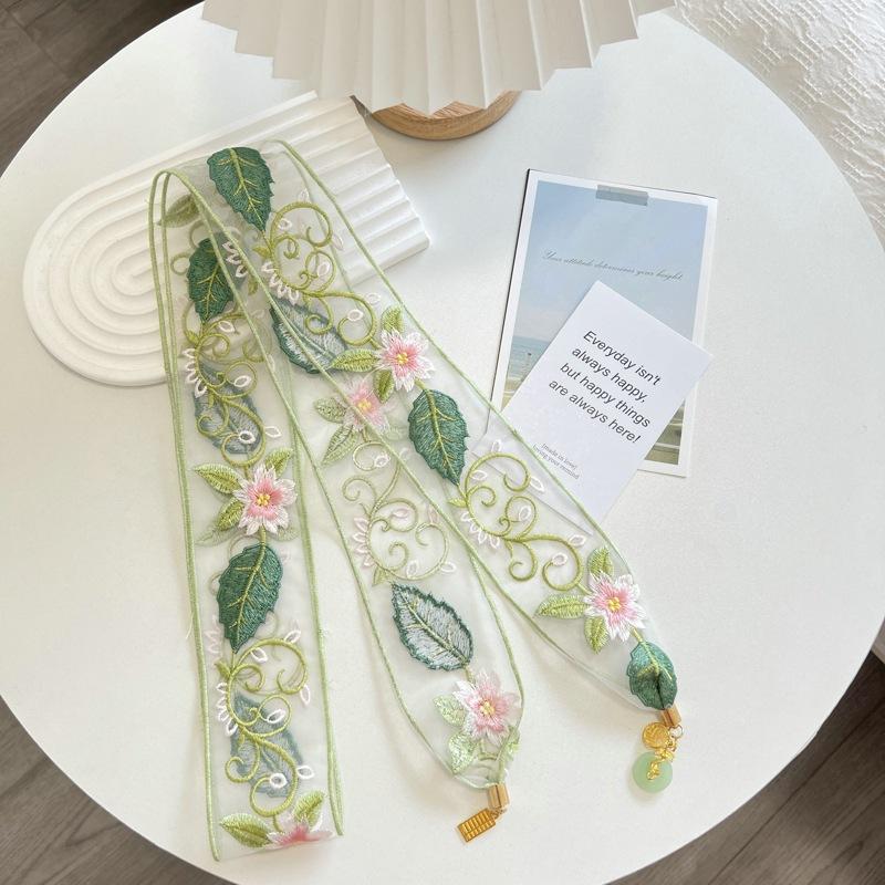 2026 Embroidered Lace Clothing Accessories Handmade Curtain Decorative Han Chinese Clothing Collar Cuff Embroidered Edge Strip