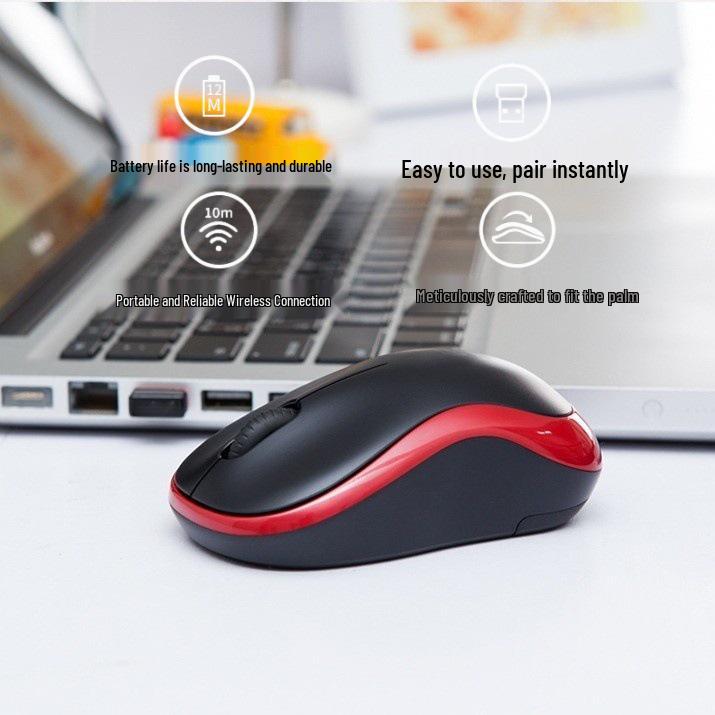 M185 Wireless Ergonomic Mouse for Laptop & Office