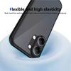 KEYSION Matte Translucent Black Phone Case for VIVO Y05 Silicone+PC Anti-slip Shockproof Back Cover for VIVO Y11 5G Y11d Y21 5G