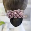 Korean Style Bun Snood Bead Hair Net Cover Vintage Flower Spring Clip  Ladies