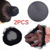 2Pcs Women Ballet Dance Skating Snoods Hair Net Bun Cover Black Nylon Material