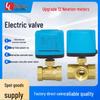 Solar Electromagnetic Temperature Control Ball Valve: ADC 12V/24V/220V, Two-Way/Three-Way, Normally Open/Closed.