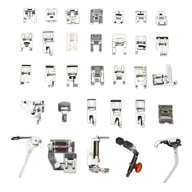 45pcs//set Domestic Sewing Machine Presser Foot Feet for Brother Janome Singer
