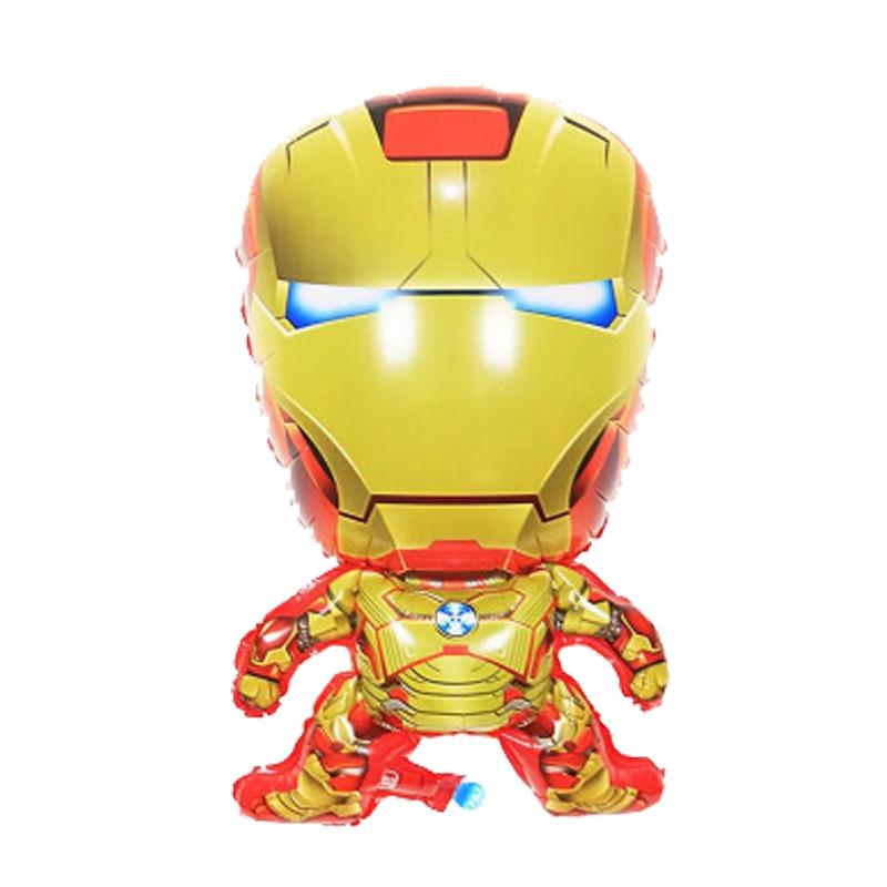 Globo de película de aluminio con forma de superhéroe 10 UNIDADES