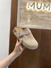 Inner height increase single shoe bag head half slippers women's shoes outer wear 2025 summer vacation style retro Roman Birkenstock sandals