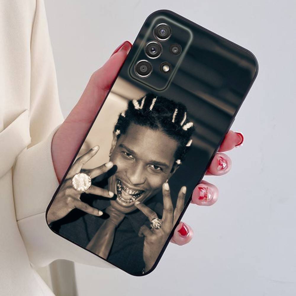 

A-SAP ROCKY DONT BE DUMB Phone Case For Samsung S24,21,22,23,30,Ultra,20,Plus,Note,10,9,Black soft silicone case SamsungS22 5G