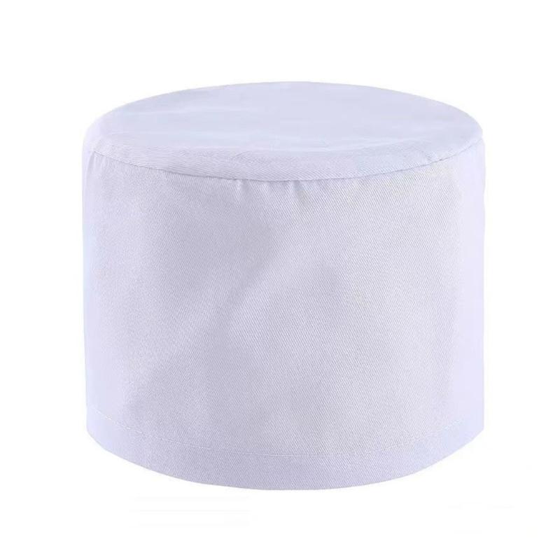 Cotton Hygiene Cap For Kitchen Lab Use Breathable Elastic Fit Lightweight Head Cover For Adults Professionals