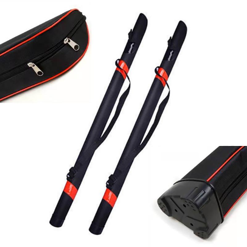 Portable Large Capacity Canvas Fishing Tackle Storage Bag, Multifunctional Outdoor Fishing Rod Carry Pouch