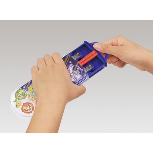 Skater Children's Antibacterial Slide Trio Set Lunch Box Chopsticks Spoon Fork Pokemon 22 Boys Made In Japan TACC2AG-A