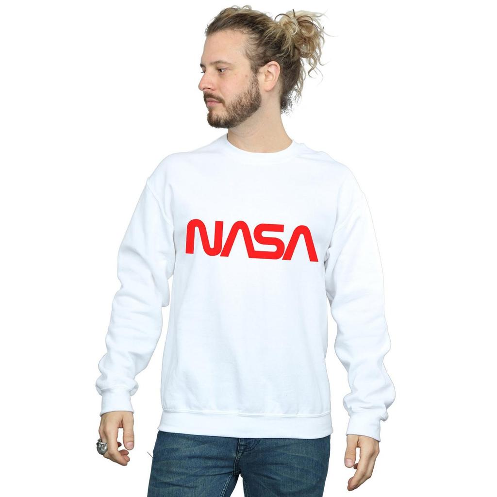 NASA Mens Modern Logo Sweatshirt
