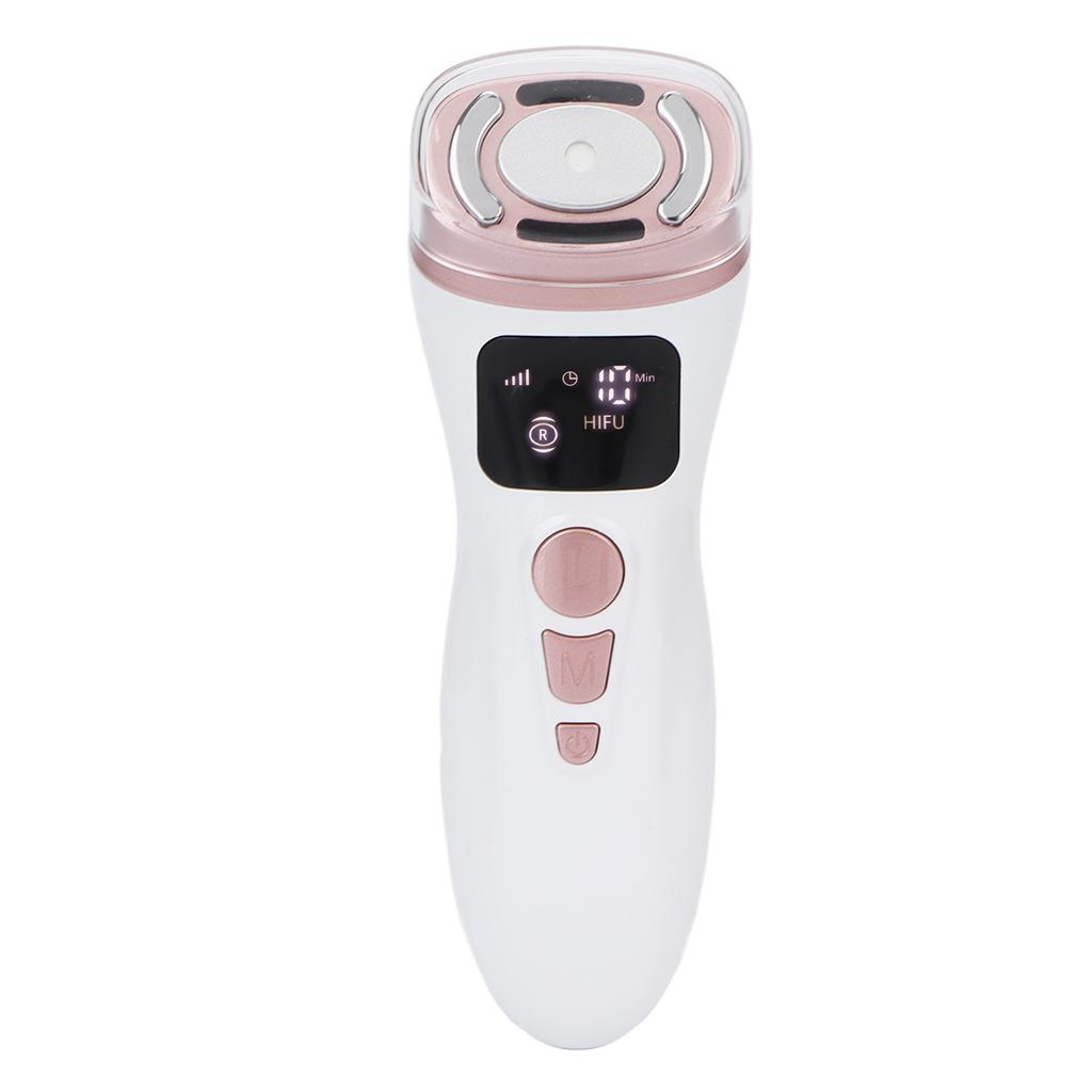 Mini Ultrasonic Skin Beauty Machine 5 Gears 3 Modes Skin Rejuvenation Caring Device 100‑240VEU Plug