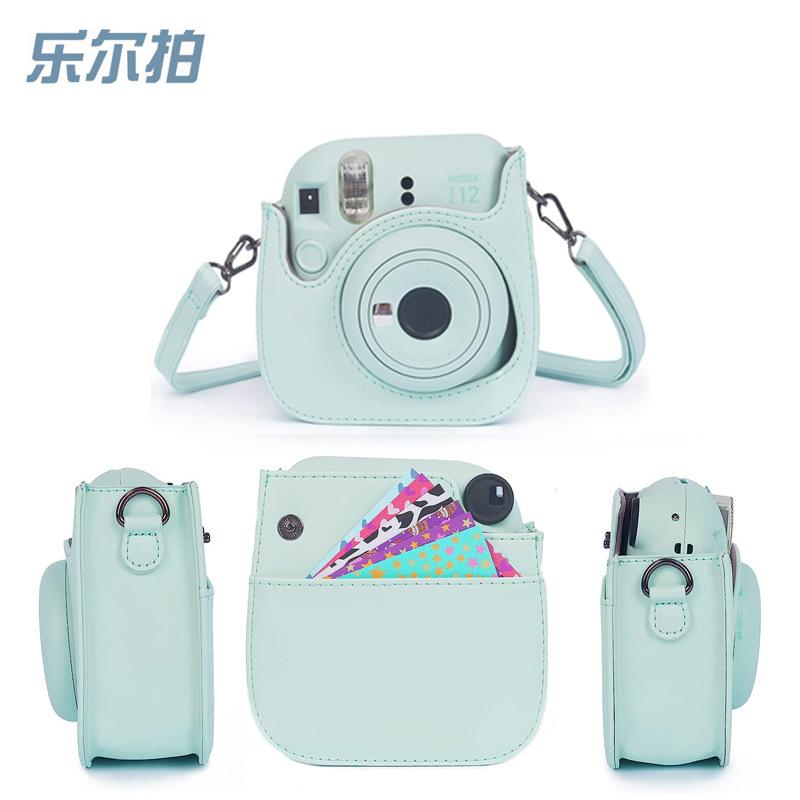 

Сумка для камеры Spot Polaroid Fuji mini12 из искусственной кожи, защитный чехол для камеры, сумка для хранения через плечо