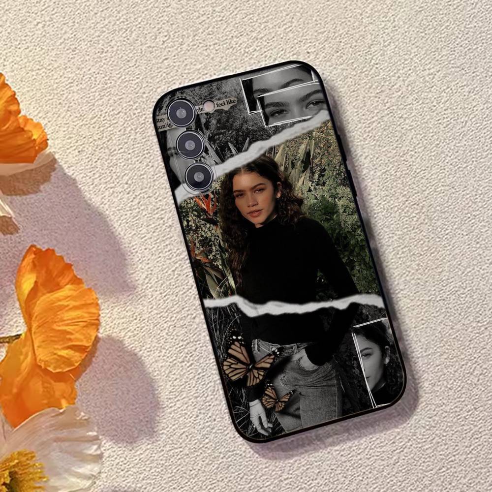 Z-Zendaya Hot Actress Phone Case For Samsung Galaxy A73,A72,A71,A70,A53,A52,A51,Soft Silicone Black Cover