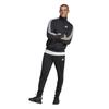adidas Mens Essentials 3 Stripes Tricot Full Zip Tracksuit Set