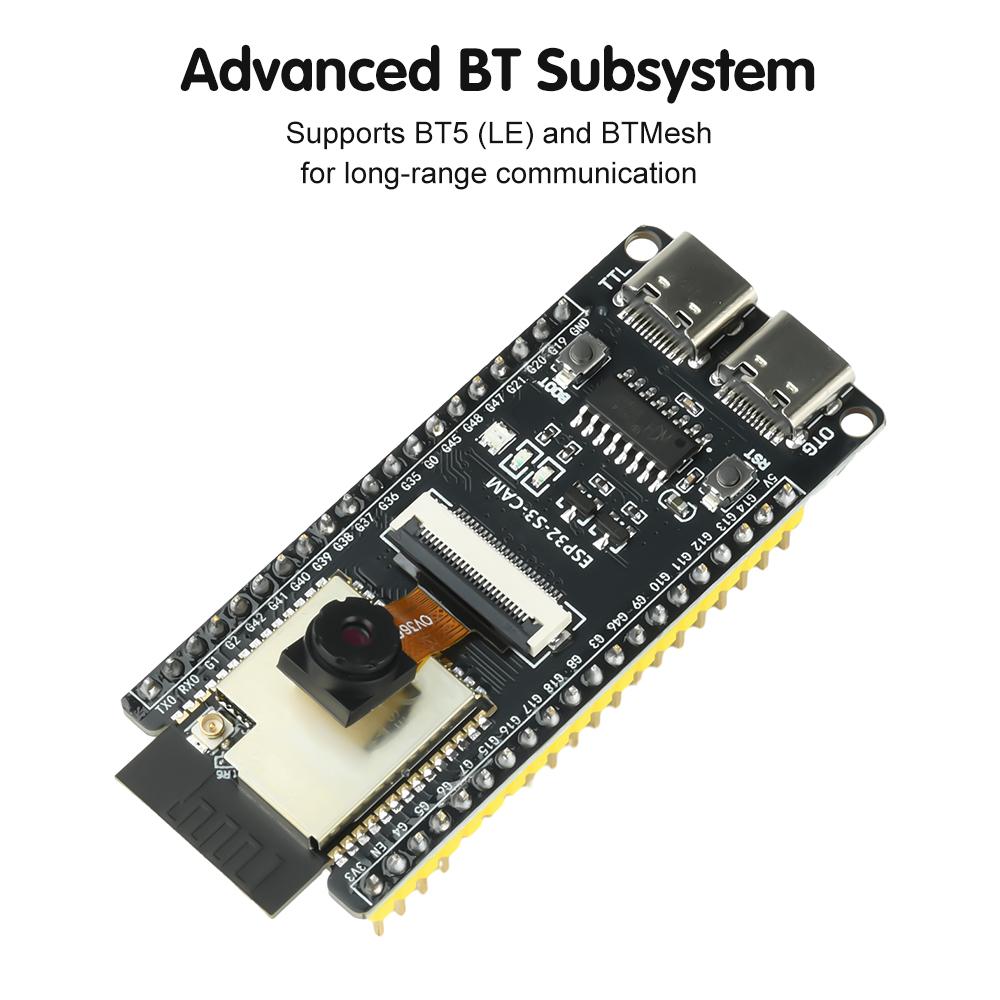 ESP11-S1-CAM Development Board Core CH111 Camera Module Onboard ESP11-S1-N16R8 Module Dual Type-C Electronic Kit