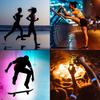 1PC Outdoor Sports Night Running Armband LED Light Rechargeable Safety Belt Arm Leg Warning Wristband Cycling Bike Bicy