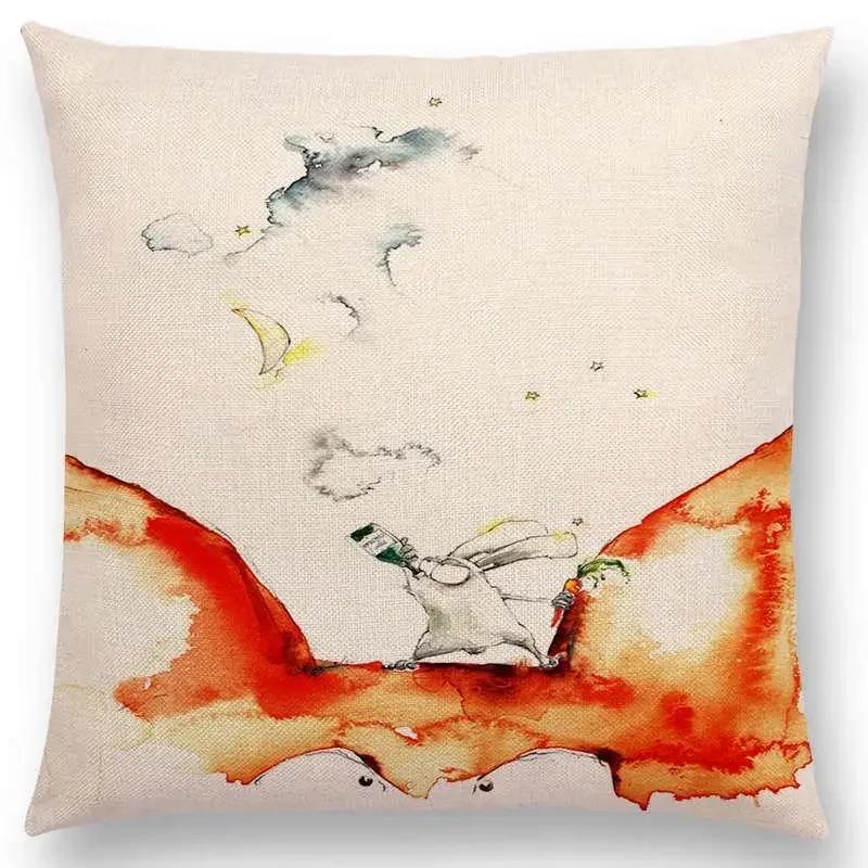 Lustige Cartoon Schurken Tiere Sofa Kissenbezug Eichhörnchen Hase Maus Flamingo Fuchs Hund Eule Vogel Tom und Jerry Kissenbezug