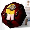 1pc Minion Automatic Folding Umbrella, Portable Design with 8 Ribs, Casual Outdoor Accessory HolidayBirthday Gifts Yy250814006