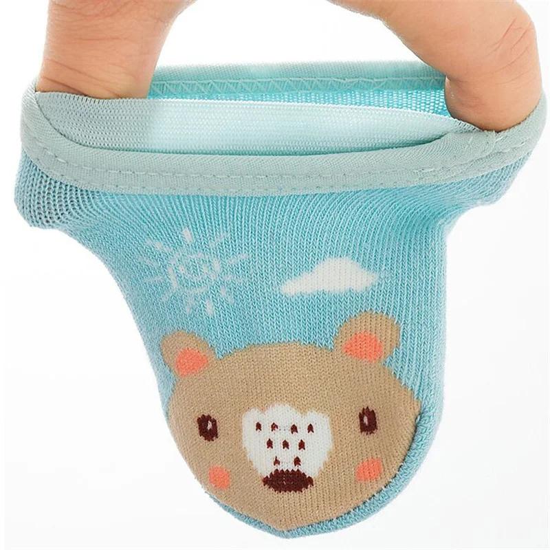 0-3Years Newborn Baby Girls Boys Socks Non Slip Cotton Cartoon Print Kids Socks For Boys Girls Toddler Floor Sock Spring Autumn