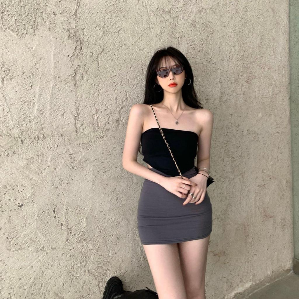 2026 Women's Hip-Hugging Slim Midi Skirt: High-Waist, Plus-Size, Anti-Exposure Summer Style