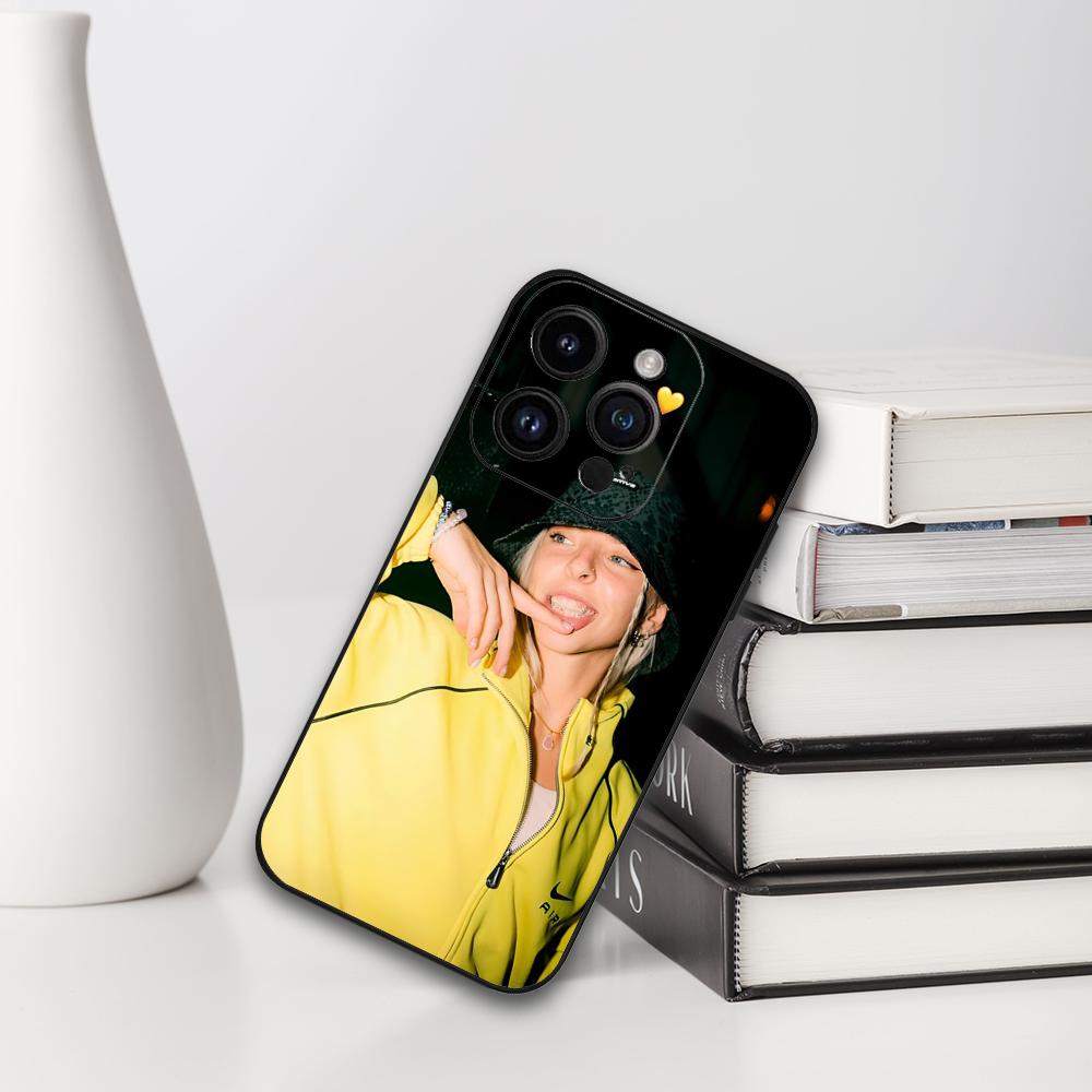 Young Miko Phone Case For Iphone 16 15 11 13 14 Pro Max 7 8 Plus X Xr Xs Max 12mini Black Shell Cover Case