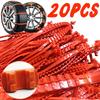 Car Anti-skid Zip Ties,off-road Car Tires, Anti-skid Chains, Snow and Mud Emergency Rescue, Plastic Anti-skid Chains Accessories