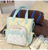 Schoolbag high-end college style junior high school student schoolbag female cream pain bag backpack fresh and cute large capacity backpack