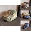 Classic Plaid Plush Blend Bucket Hat With Warmth And Casual Fit For Men And Women