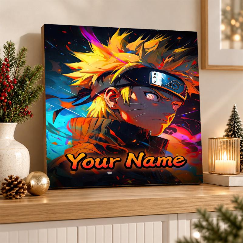 Naruto Uzumaki Custom Name Diamond Painting Personalized 5D Full Drill DIY Diamond Art Home Decor