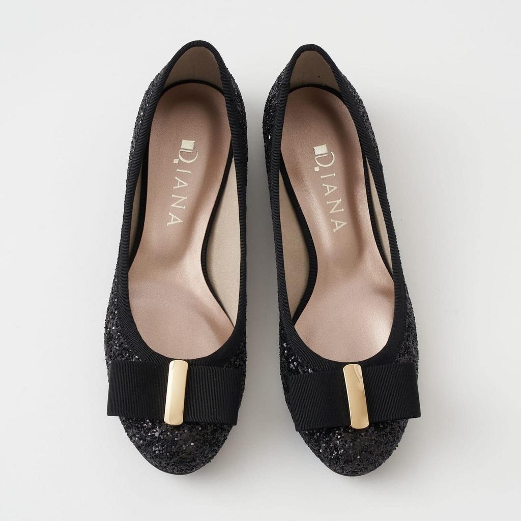 Low Heel Flat Made In 174293400012 [Diana] Shoes, Japan, Black, 24.0cm,