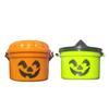 Halloween Pumpkin Bucket Miniature Design Pumpkin Orange Bucket Mini Storage Containers Festive Halloween Decoration