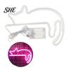 Battery Powered Night Light Cat LED Neon Sign Wall Sconce for Bedroom Decor, Cute Cartoon Animal Creative Gift Kids Light, Energy Saving Decorative