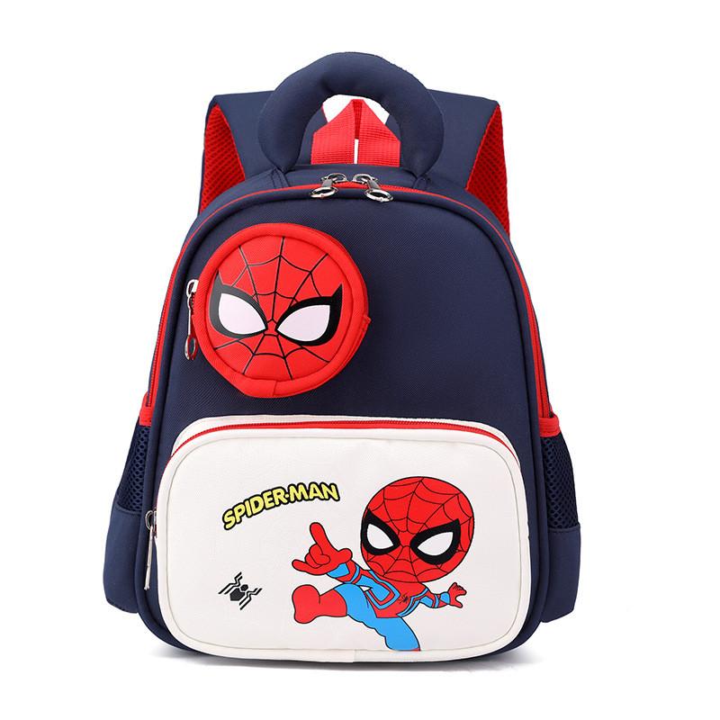 Zaino Scolastico per Bambini Melody Kuromi Spider Man Con Tessuto Oxford Traspirante
