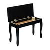 MusicMate MM-K15-B Virtuoso PIANO BENCH - BLACK
