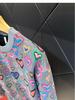 Men's Colorful Heart Print Round Neck Sweatshirt - Stylish, Versatile, & Casual Pullover for Autumn/Winter