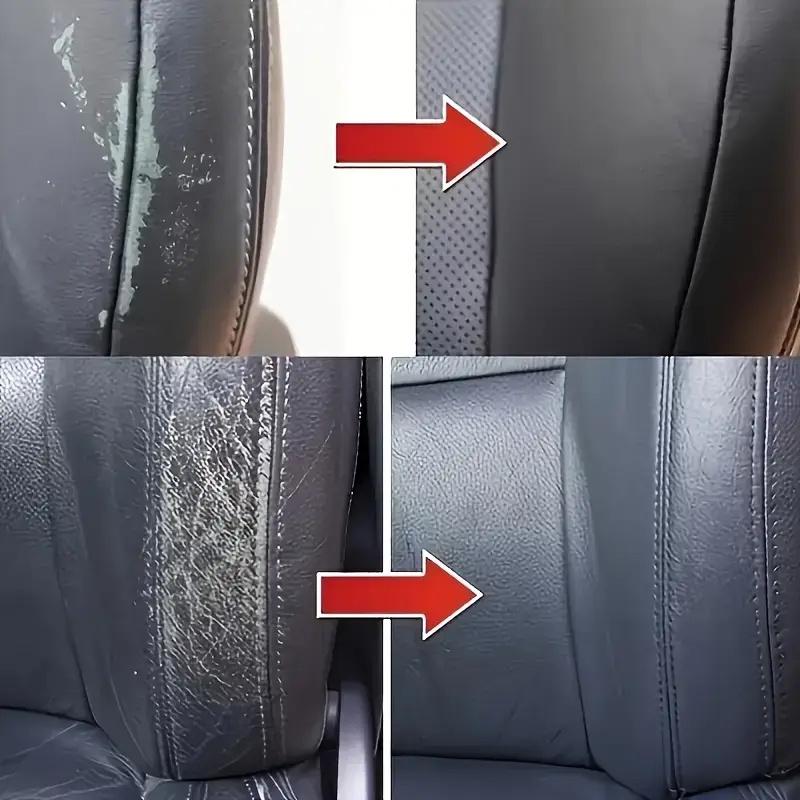 Car Interior Gloss Restoration Wax - Plastic Parts Refurbishment, Repair of Yellowed Black Car Body - Effectively Removes Scratches and 