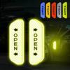 4pcs Car Door Open Reflective Stickers Warning Stickers Safety Tape Open Warning Reflective Auto Exterior Reflective Strips