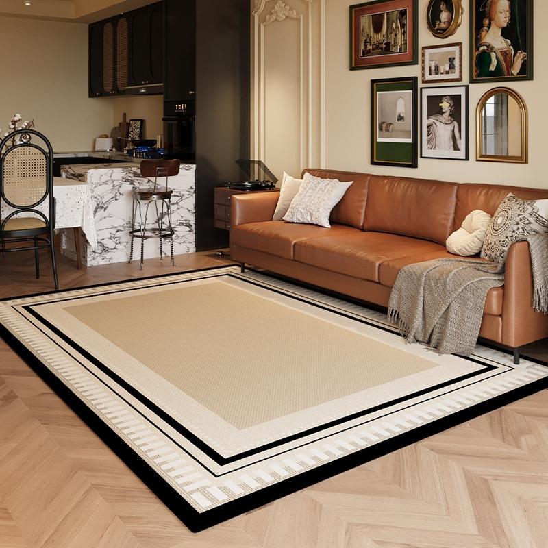 

Ковер для гостиной, бытовой ковер для спальни, прикроватный ковер, противоскользящая подкладка, устойчивый к пятнам, износостойкий 80 * 120Cm