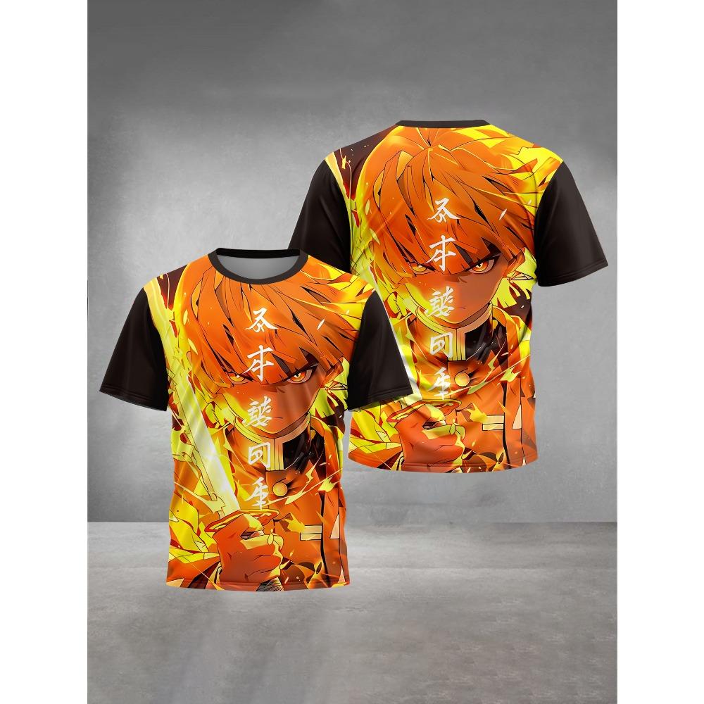 3D Print HOT Anime D-DemonS S-SlayerS Baby Clothing  Male Outdoor Clothes for Children Boy Girl Child T-Shirt Top