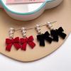 Fashionable Bowknot Earring for Women Cute Ear Studs Adornment Trendy Ear Hooks Charm Ornament Jewelry Accessories
