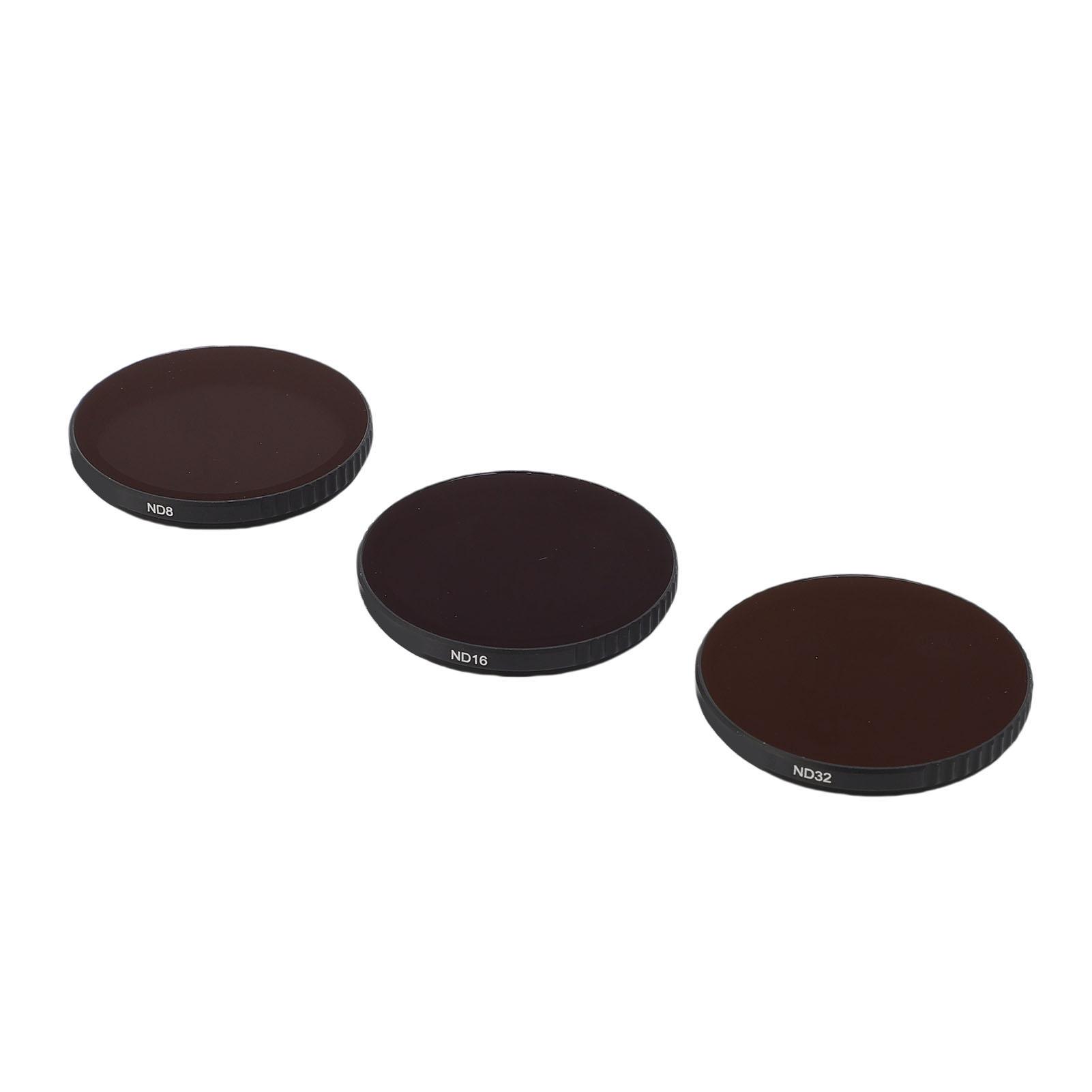 

Набор из 3 фильтров ND8 ND16 ND32 для камер Action 3 4 5Pro Предотвращает переэкспозицию Набор ND-фильтров