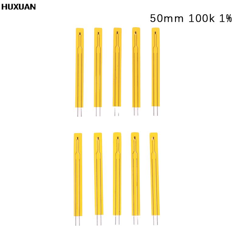 10pcs NTC Thin Film Thermistor 2.5cm 5cm 3950 10K 50K 100K MF5B SMD 1% 5% Temperature Sensor