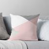 Geometrics - Grey Blush Silver Throw Cushions & Pillows Without Core
