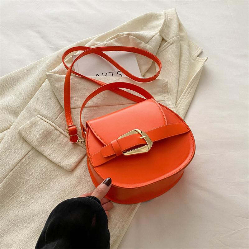 Trendy Large Capacity Fashionable Single Shoulder Crossbody Bag For Women In Black Green Orange Brown Red White And Blue