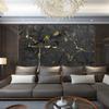 Size Mural Wallpaper 3d Black Gold Marble Wallpaper Living Room Tv Sofa Bedroom Light Luxury Fresco