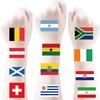New 2026 World Cup Flag Temporary Tattoo Sticker International Sports Event Temporary Face Tattoo Sticker